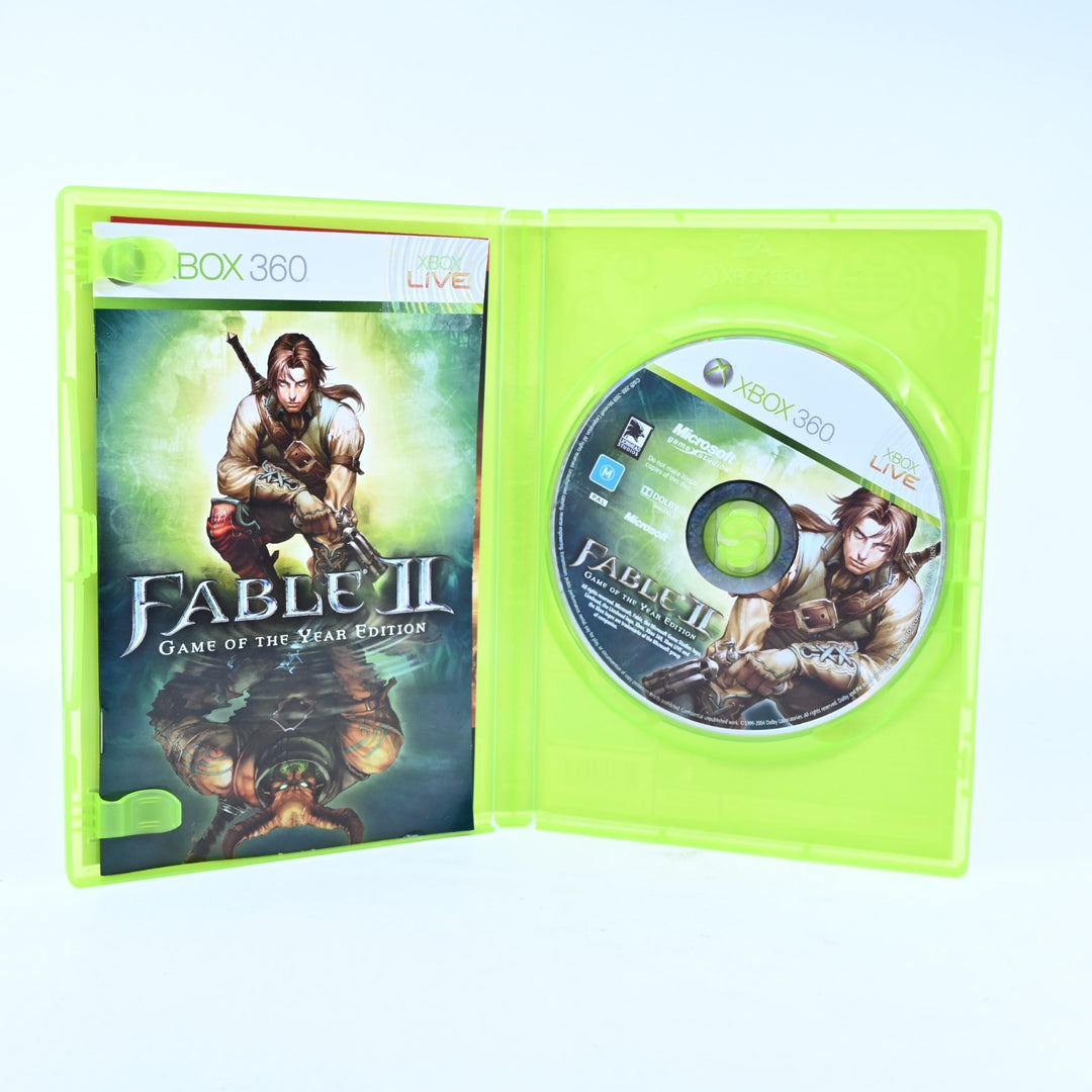 Fable II Game of the Year Edition - Xbox 360 Game + Manual - PAL - MINT DISC!