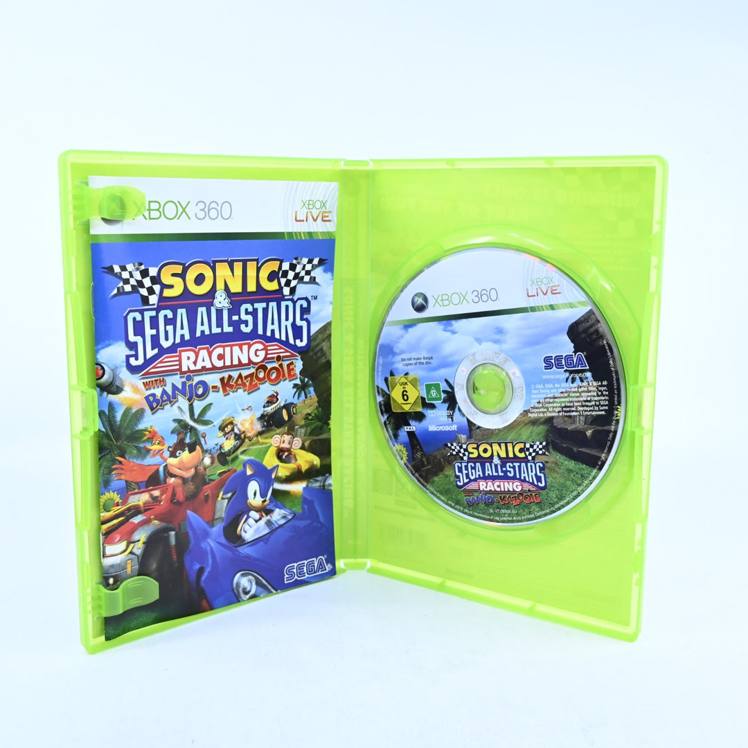 Sonic & Sega All-Stars Racing with Banjo & Kazooie - Xbox 360 Game + Manual