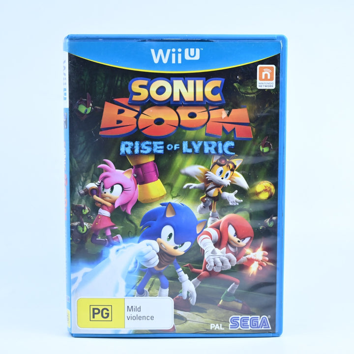 Sonic Boom: Rise of Lyric - Nintendo Wii U Game - PAL - FREE POST!