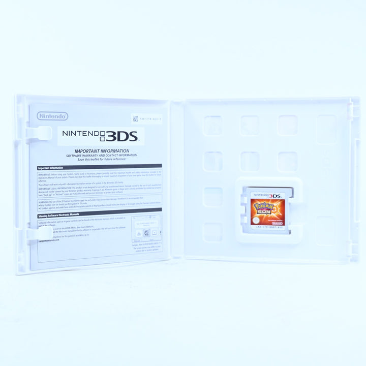 Pokemon Sun - Nintendo 3DS Game - PAL + Manual - FREE POST!