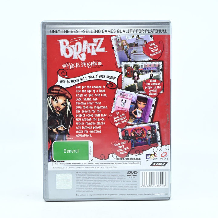 Brats Rock Angelz - Sony Playstation 2 / PS2 Game + Manual - MINT DISC!