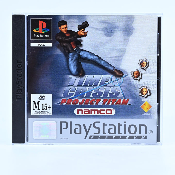 Time Crisis: Project Titan - Sony Playstation 1 / PS1 Game + Manual - PAL