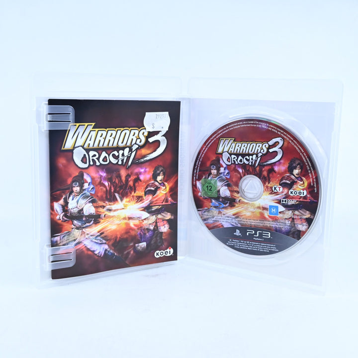 Warriors Orochi 3 - Sony Playstation 3 / PS3 Game + Manual - MINT DISC!