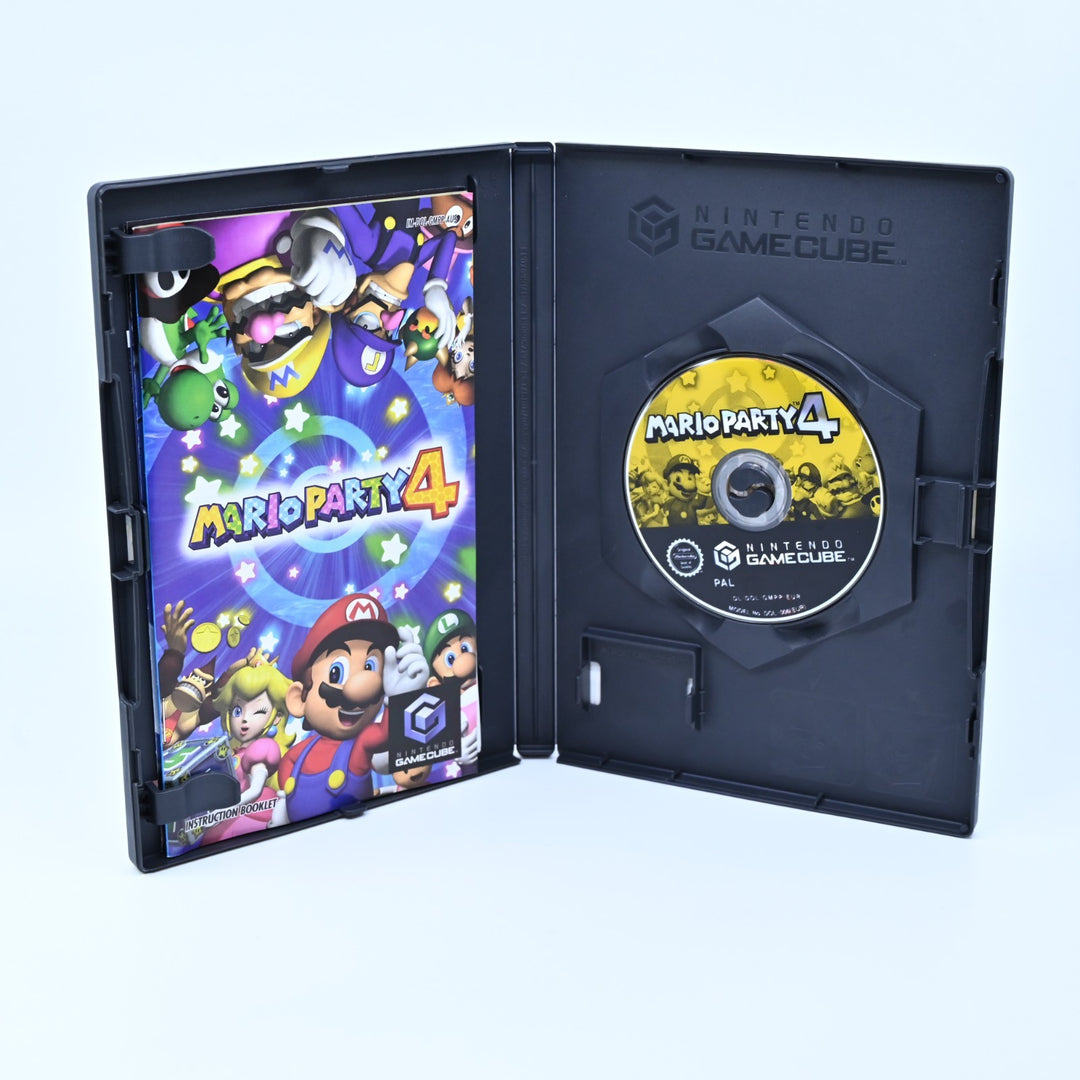 Mario Party 4 - Nintendo Gamecube Game + Manual - PAL - FREE POST!