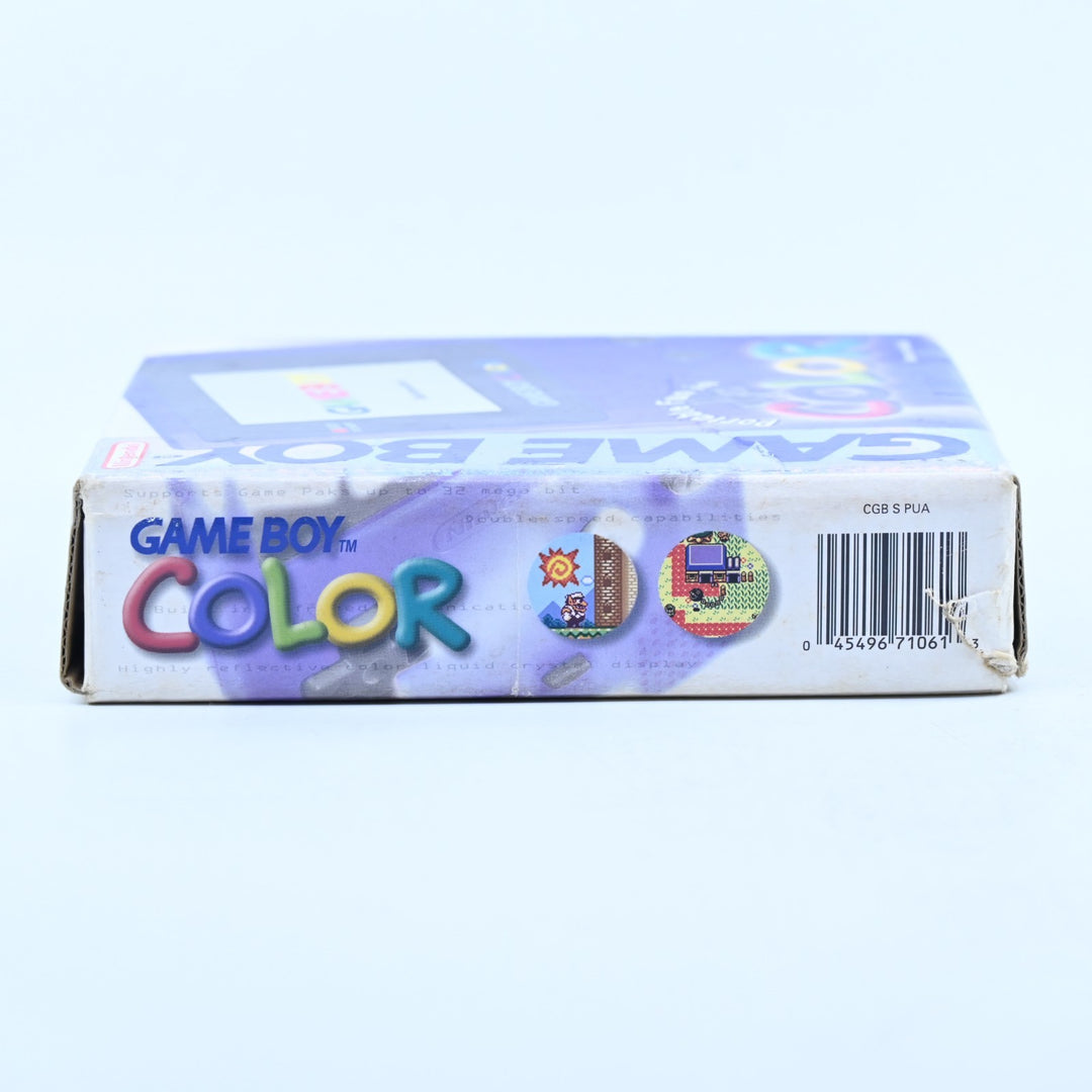 Grape Purple Nintendo Gameboy Color Boxed Console - AUS PAL - Holo label