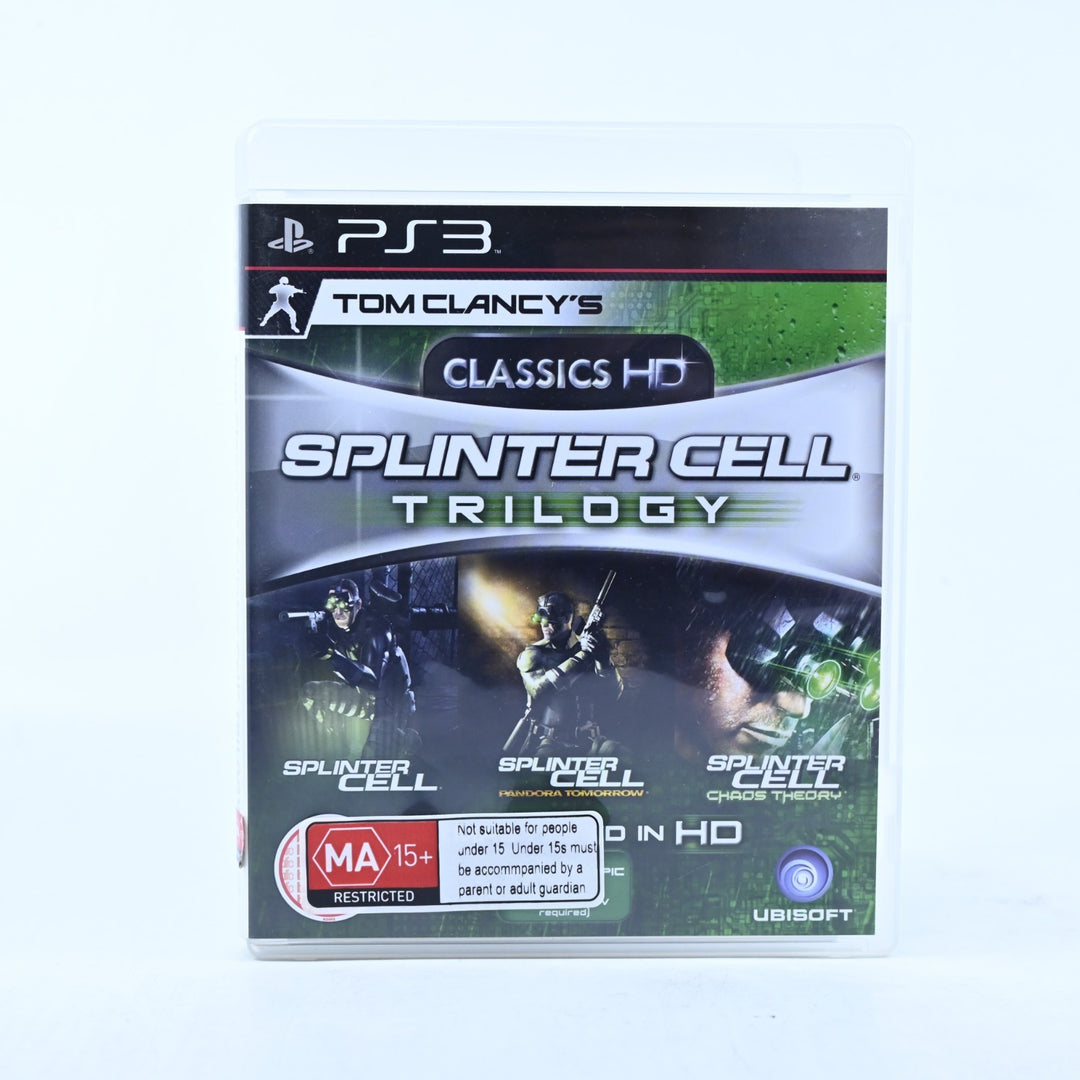 Tom Clancy's Splinter Cell Trilogy - Sony Playstation 3 / PS3 Game + Manual