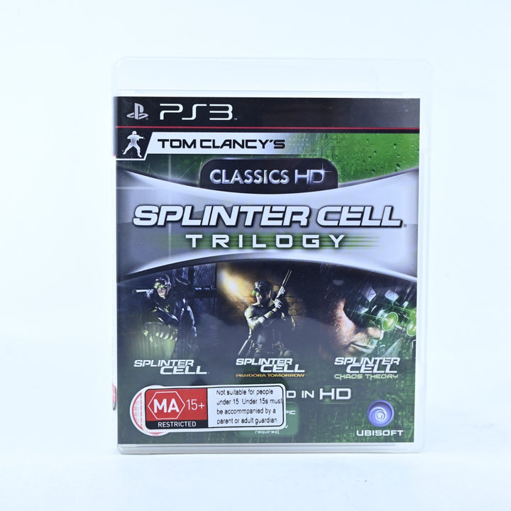 Tom Clancy's Splinter Cell Trilogy - Sony Playstation 3 / PS3 Game + Manual