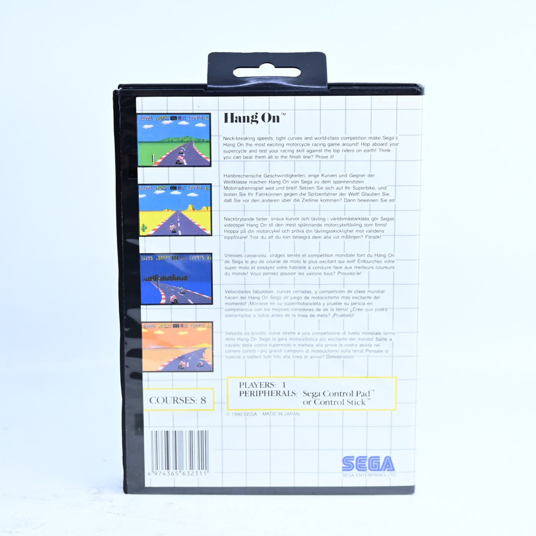 Hang On - Sega Master System Game + Manual - PAL - FREE POST!