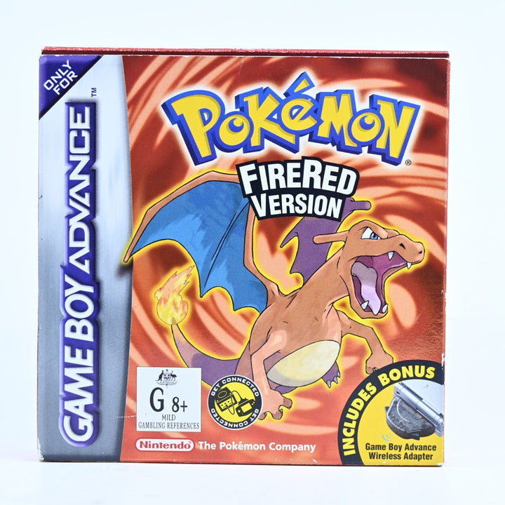 Pokemon FireRed Version - GBA Boxed Game + Original Insert - PAL - Fire Red
