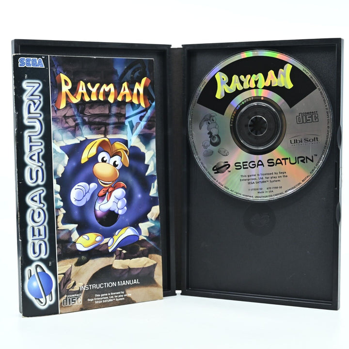 Rayman - Sega Saturn Game - PAL - FREE POST!