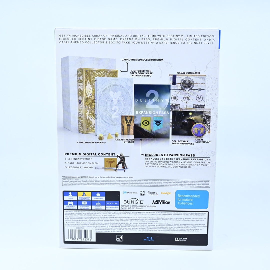 Destiny 2 Limited Edition - Sony Playstation 4 / PS4 Game - FREE POST!