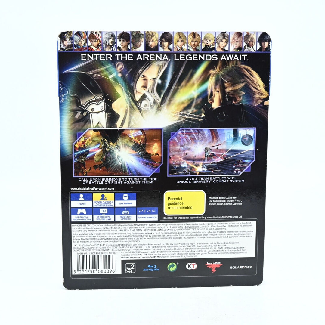 Dissidia Final Fantasy NT Special Steelbook Edition Sony Playstation 4/ PS4 Game