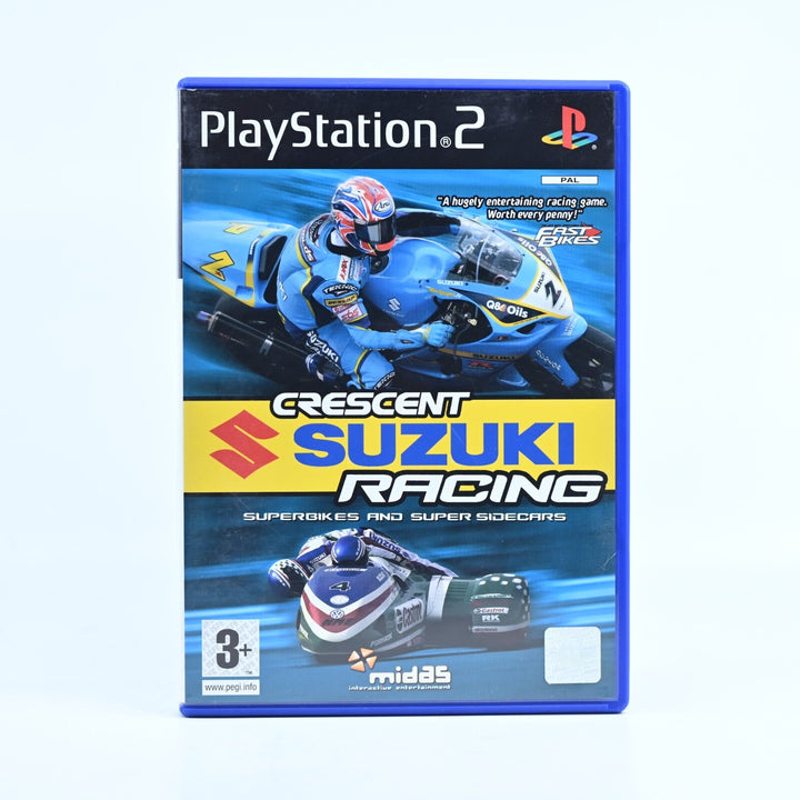 Crescent Suzuki Racing - Sony Playstation 2 / PS2 Game + Manual - PAL
