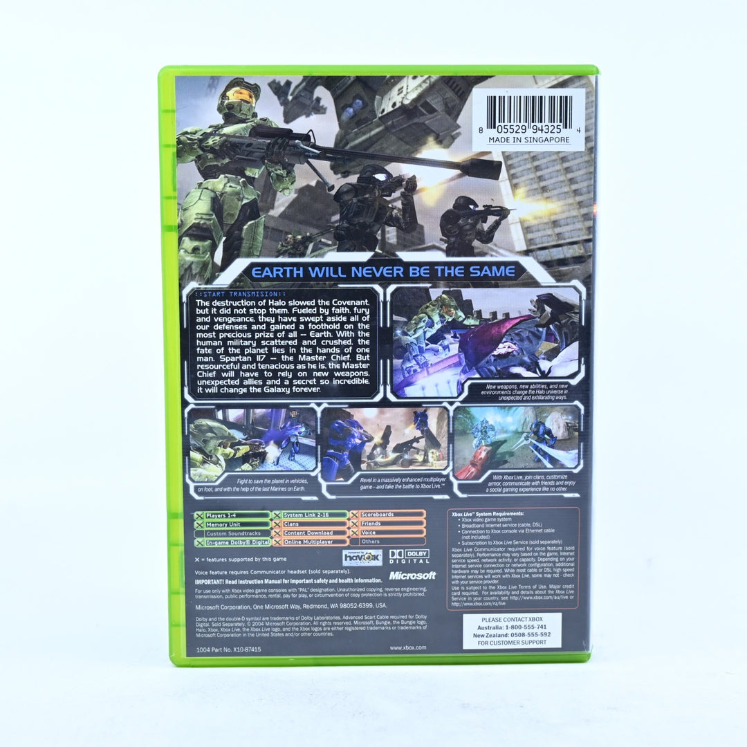 Halo 2 - Original Xbox Game + Manual - PAL - MINT DISC!