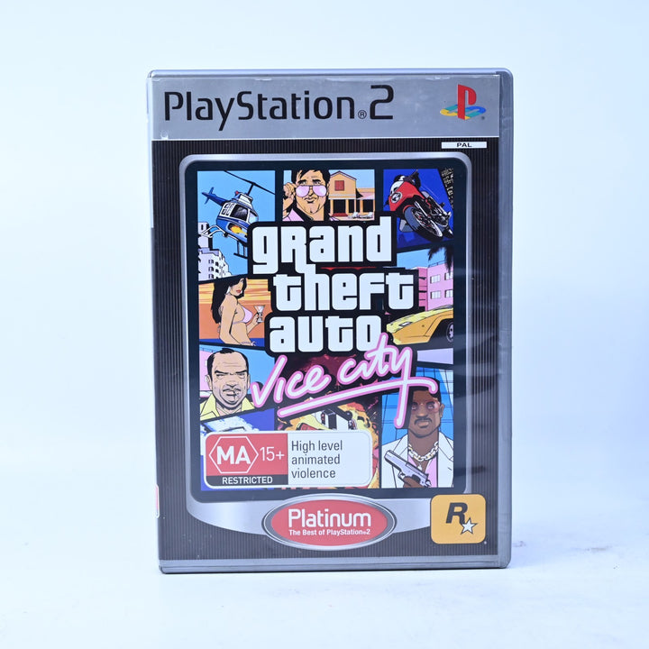Grand Theft Auto: Vice City - Sony Playstation 2 / PS2 Game + Manual + Map - PAL