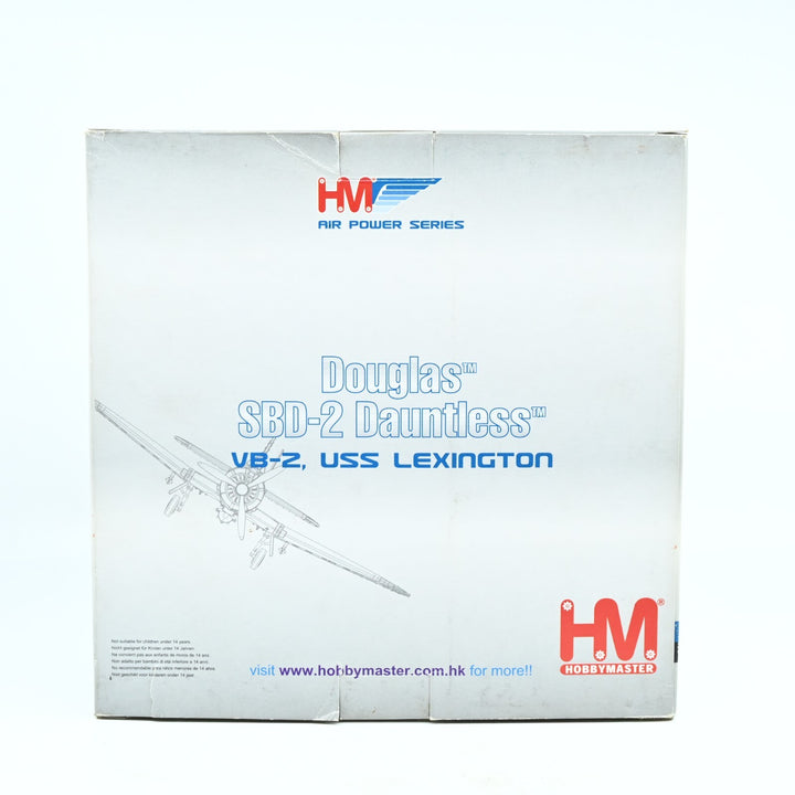 Hobby Master 1:72 Douglas SBD-2 Dauntless VB-2 HA0111 - Die Cast Plane
