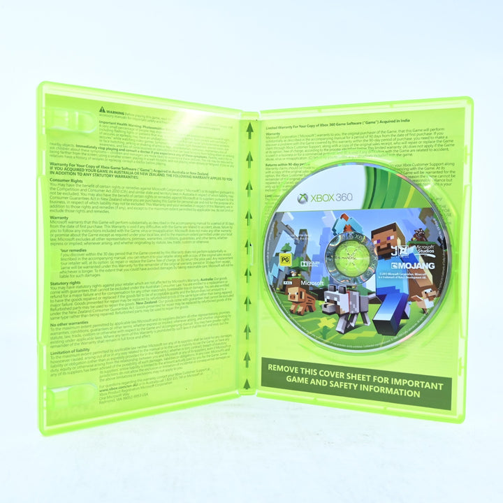 Minecraft - Xbox 360 Game + Manual - PAL - MINT DISC!