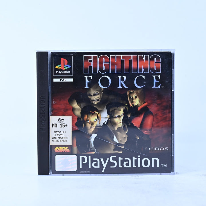 Fighting Force - Sony Playstation 1 / PS1 Game + Manual - PAL - MINT DISC!