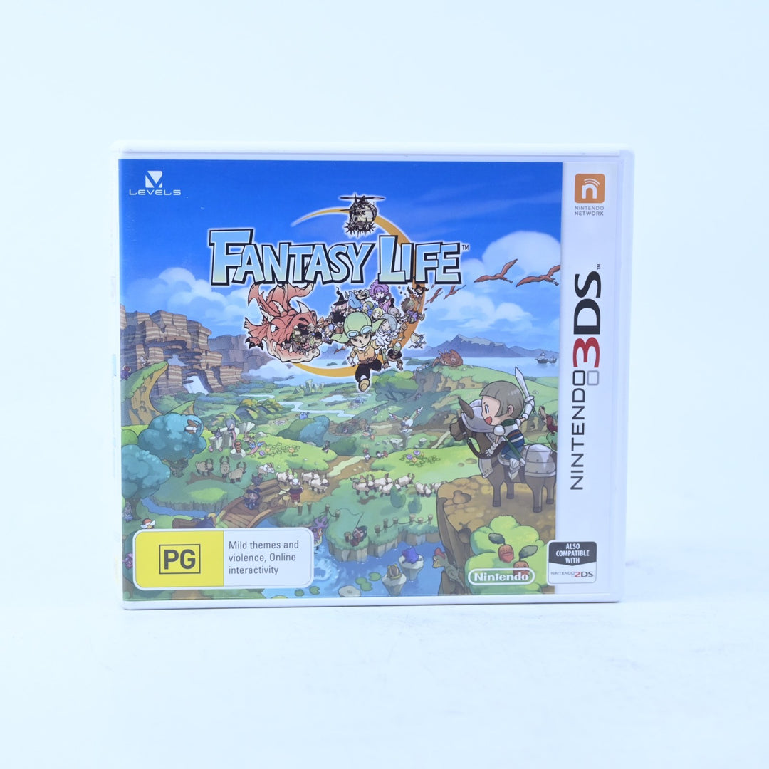 Fantasy Life - Nintendo 3DS Game - PAL + Manual - FREE POST!