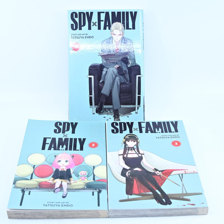 Spy X Family - Volumes 1-3 - Viz Media - Tatsuya Endo - Manga