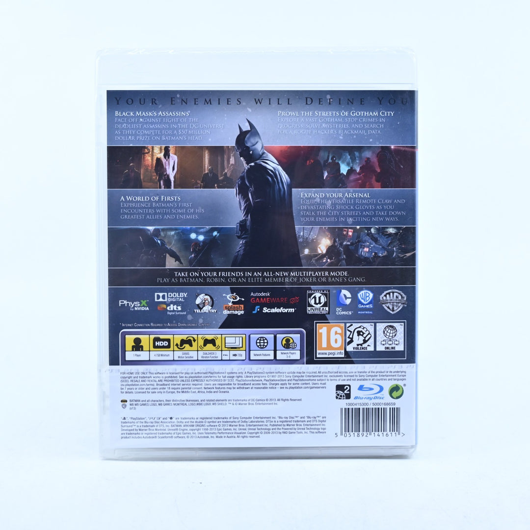 Batman: Arkham Origins - Sony Playstation 3 / PS3 Game + Manual - SEALED!