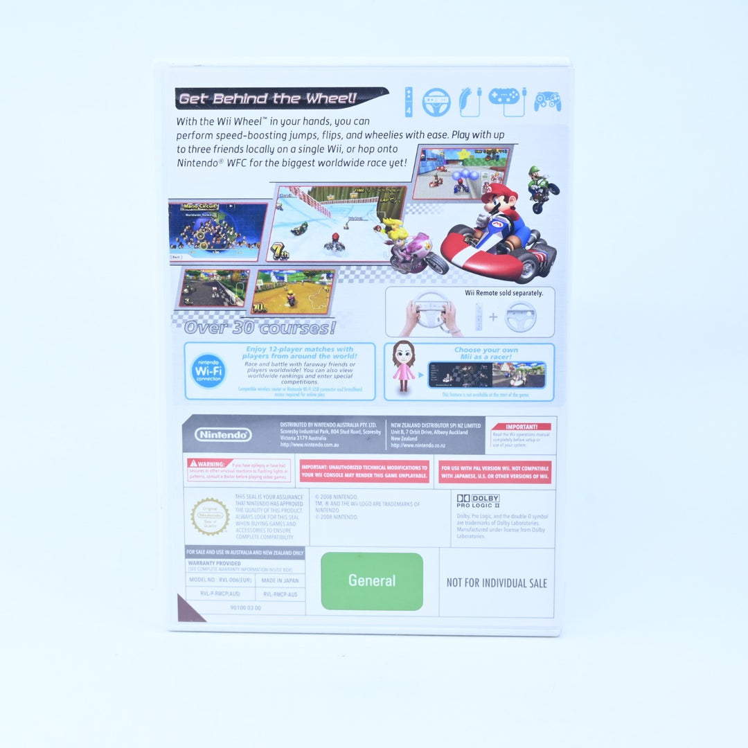 Mario Kart Wii Boxed + Wheel - Nintendo Wii Game + Manual - PAL - MINT DISC!
