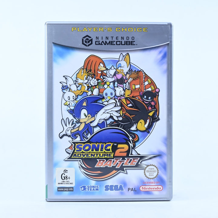 Sonic Adventure 2 Battle - Nintendo Gamecube Game + Manual - PAL - FREE POST!