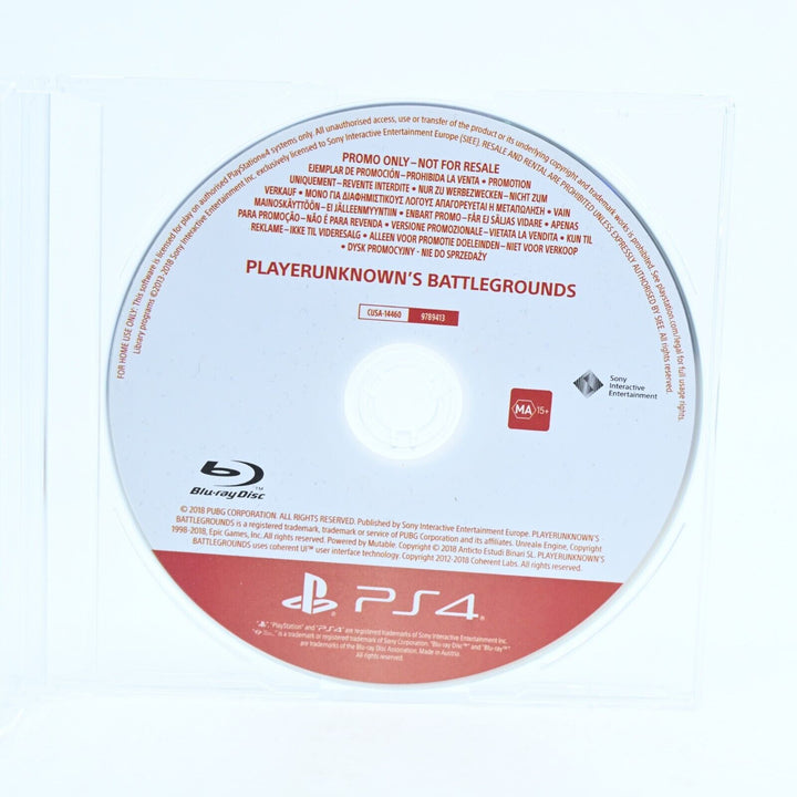 PlayerUnknown's Battlegrounds PUBG - Promo Disc - PS4 Game - Disc Only