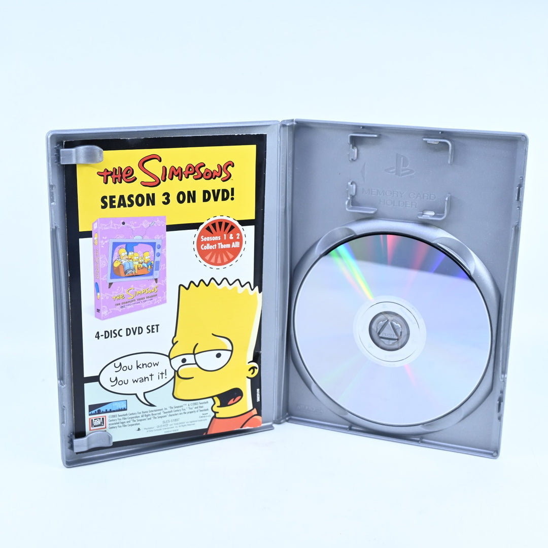The Simpsons Hit & Run - Sony Playstation 2 / PS2 Game + Manual - PAL