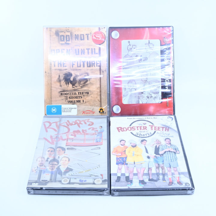 Rooster Teeth Shorts - Vol 1-3 + Best of Shorts & Animated Adventures - NTSC DVD