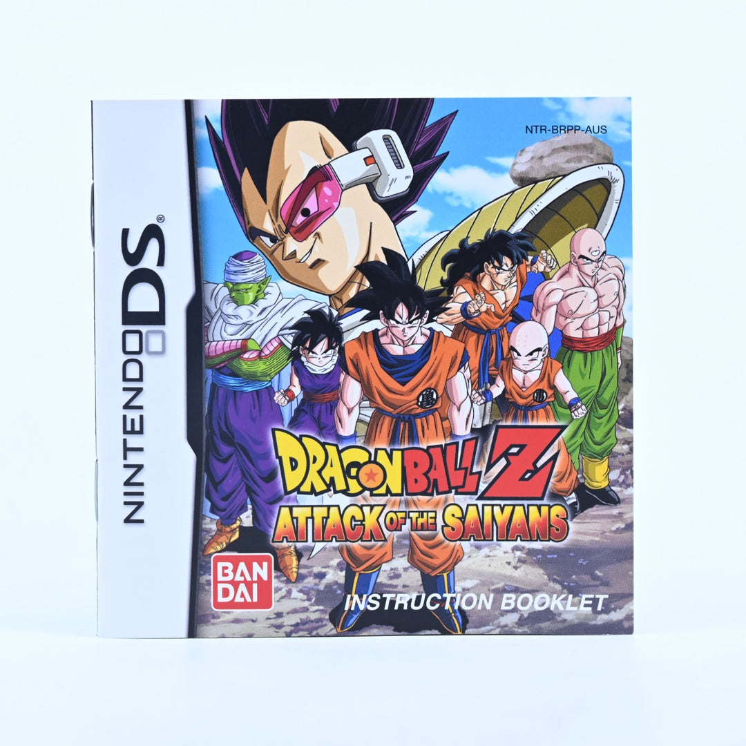 Dragon Ball Z Attack of the Saiyans - Nintendo DS Game - PAL + Manual