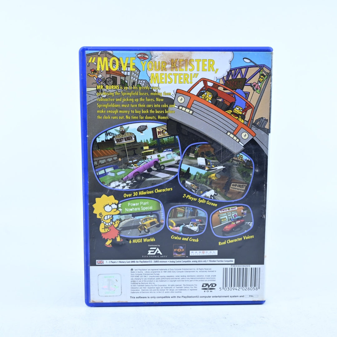 The Simpsons Road Rage - Sony Playstation 2 / PS2 Game + Manual - PAL