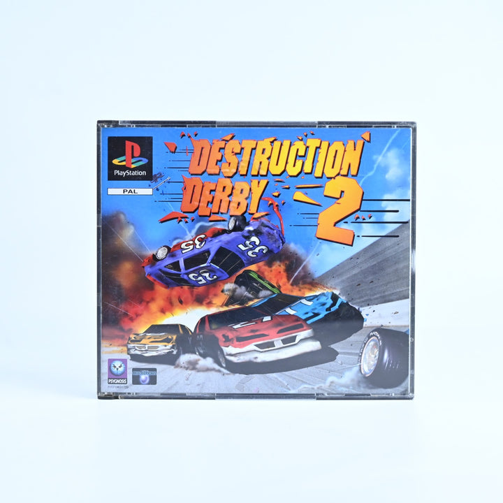 Destruction Derby 2 - Sony Playstation 1 / PS1 Game + Manual - PAL - MINT DISC!