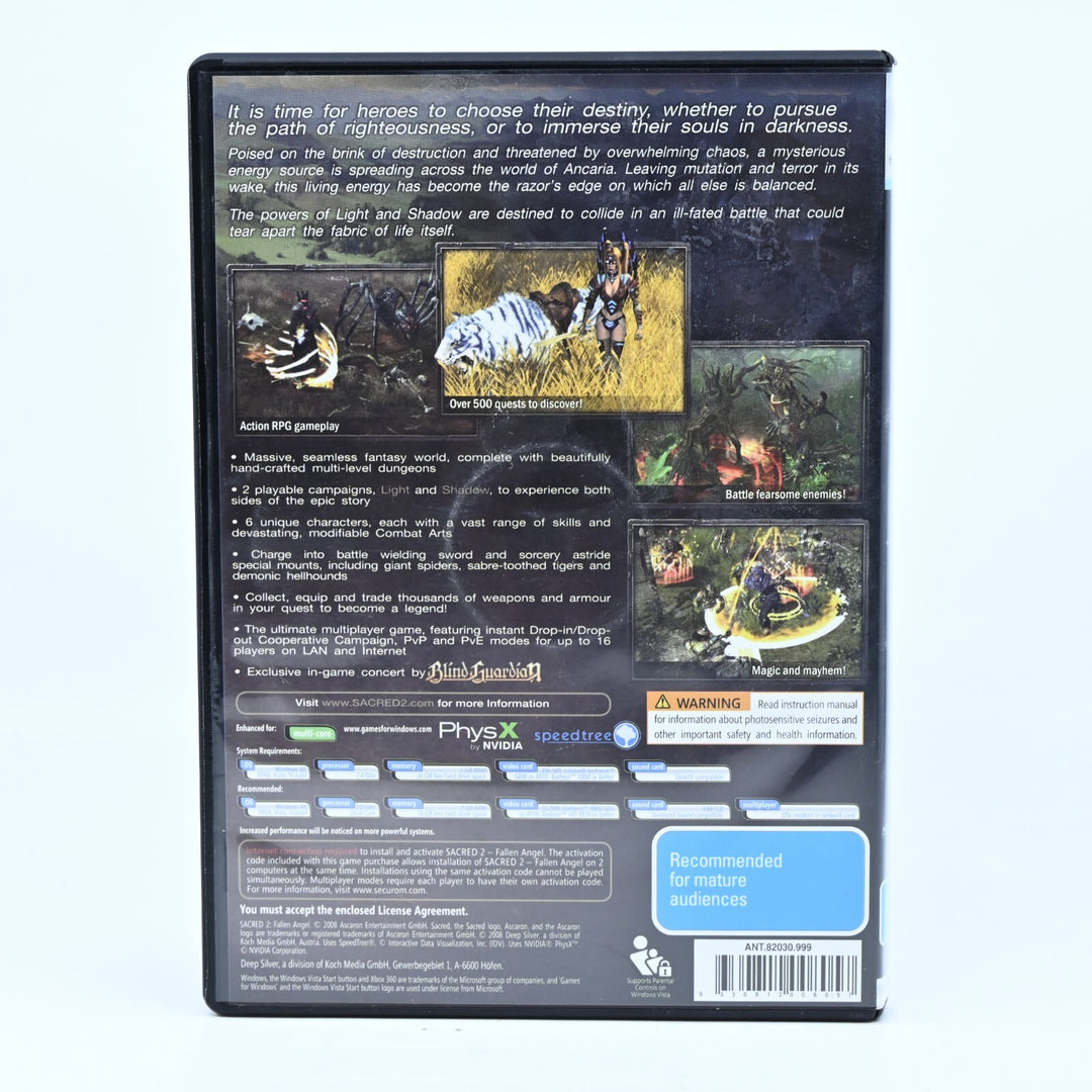 Sacred 2 Fallen Angel - PC / Other Game, Other Game - FREE POST!