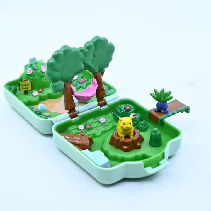 Viridian Forest - Vintage 1997 Polly Pocket Play Set - Pikachu & Oddish - Toy