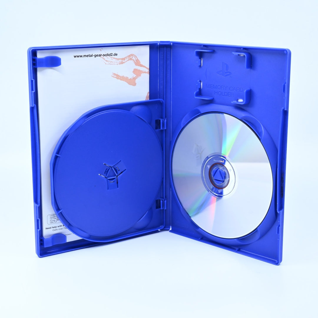 Metal Gear Solid 2: Sons of Liberty - Sony Playstation 2 / PS2 Game + Manual