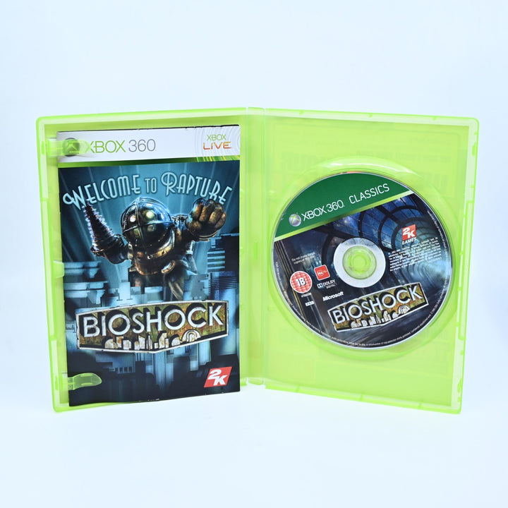Bioshock - Xbox 360 Game - Manual &amp; Disc Only - PAL - MINT DISC!