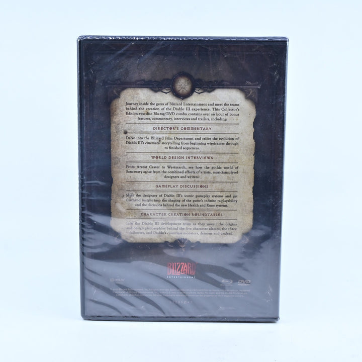 SEALED! Diablo III Collectors Edition Behind the Scenes - Blu-ray / DVD