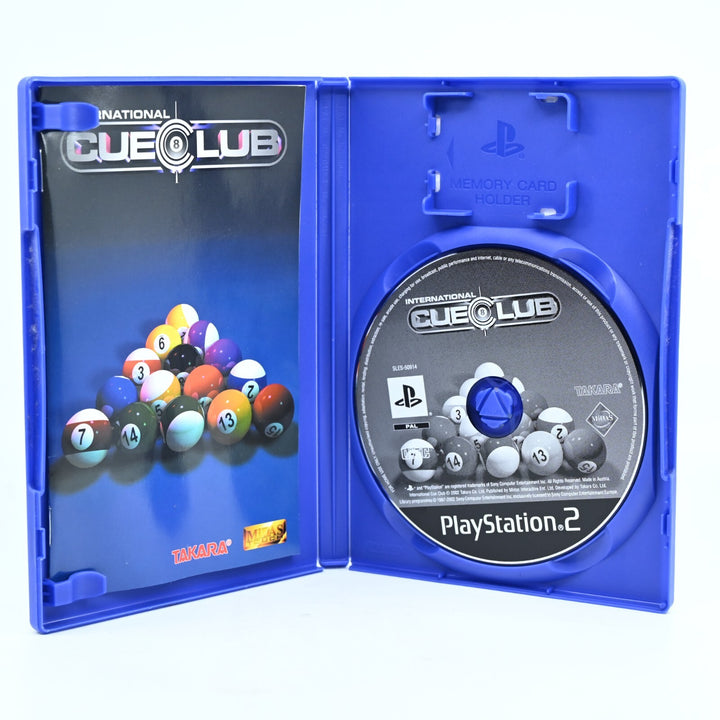 International Cue Club - Sony Playstation 2 / PS2 Game + Manual - MINT DISC