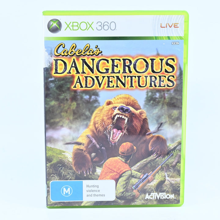 Cabela's Dangerous Adventures - Xbox 360 Game + Manual - PAL - MINT DISC!