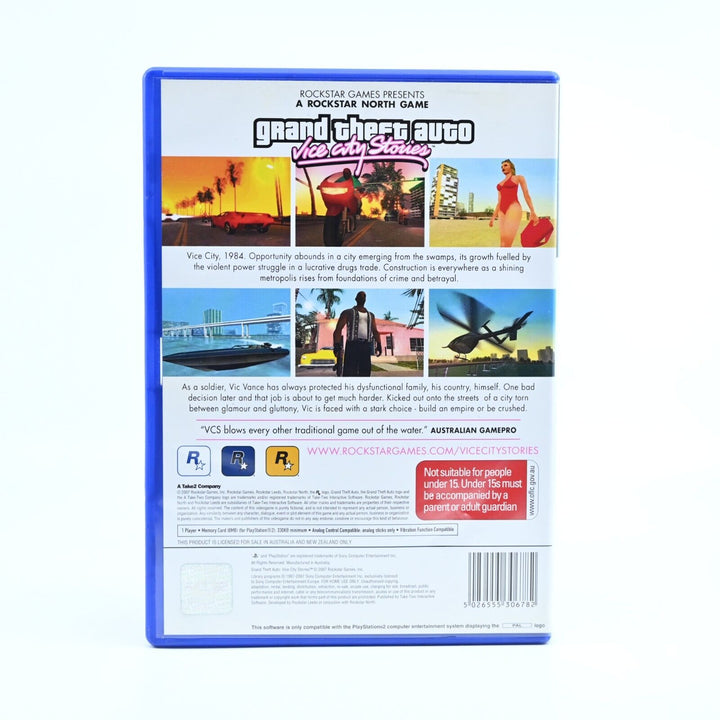 Grand Theft Auto: Vice City Stories - Sony Playstation 2 / PS2 Game + Manual