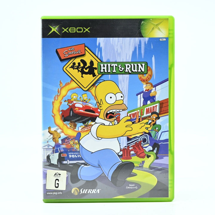 The Simpsons Hit & Run - Original Xbox Game + Manual - PAL - MINT DISC!