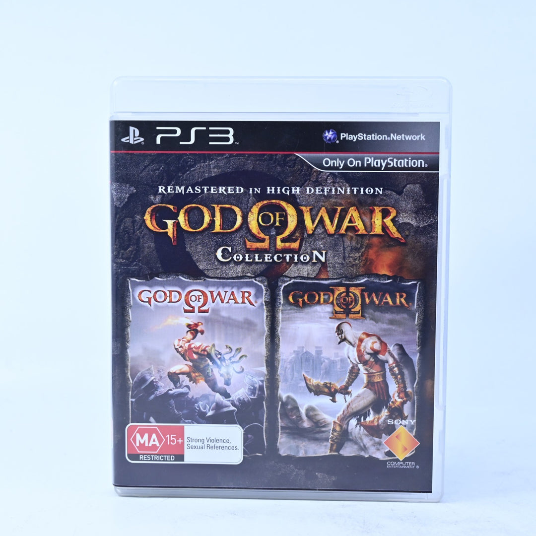 God of War Collection - Sony Playstation 3 / PS3 Game + Manual - MINT DISC!