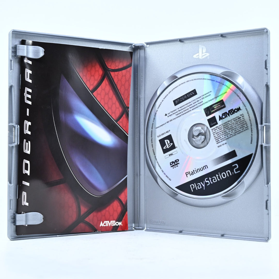 Spider-man - Sony Playstation 2 / PS2 Game + Manual - PAL - MINT DISC!