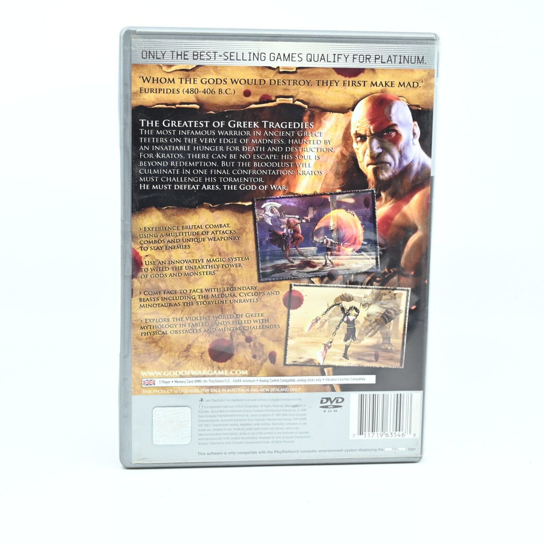 God of War - Sony Playstation 2 / PS2 Game - PAL - MINT DISC!