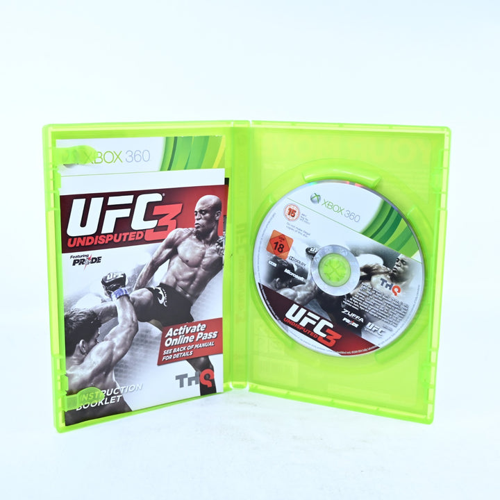 UFC Undisputed 3 - Xbox 360 Game + Manual - PAL - MINT DISC!
