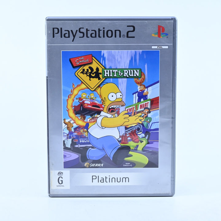 The Simpsons Hit & Run - PS2 Game + Manual - PAL - MINT DISC!