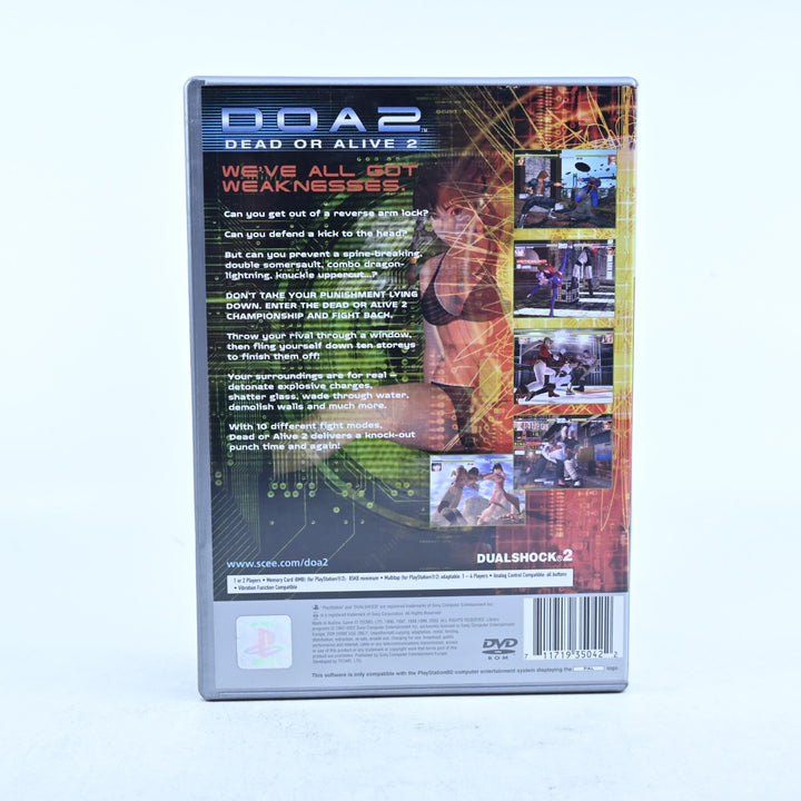 Dead Or Alive 2 - Sony Playstation 2 / PS2 Game + Manual - PAL - MINT DISC! DOA2