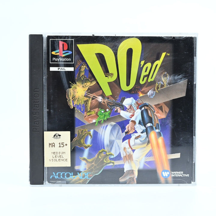 Po'ed - Sony Playstation 1 / PS1 Game + Manual - PAL - NEAR MINT DISC!