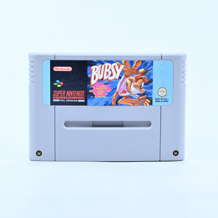 Bubsy - Super Nintendo / SNES Game - PAL - FREE POST!